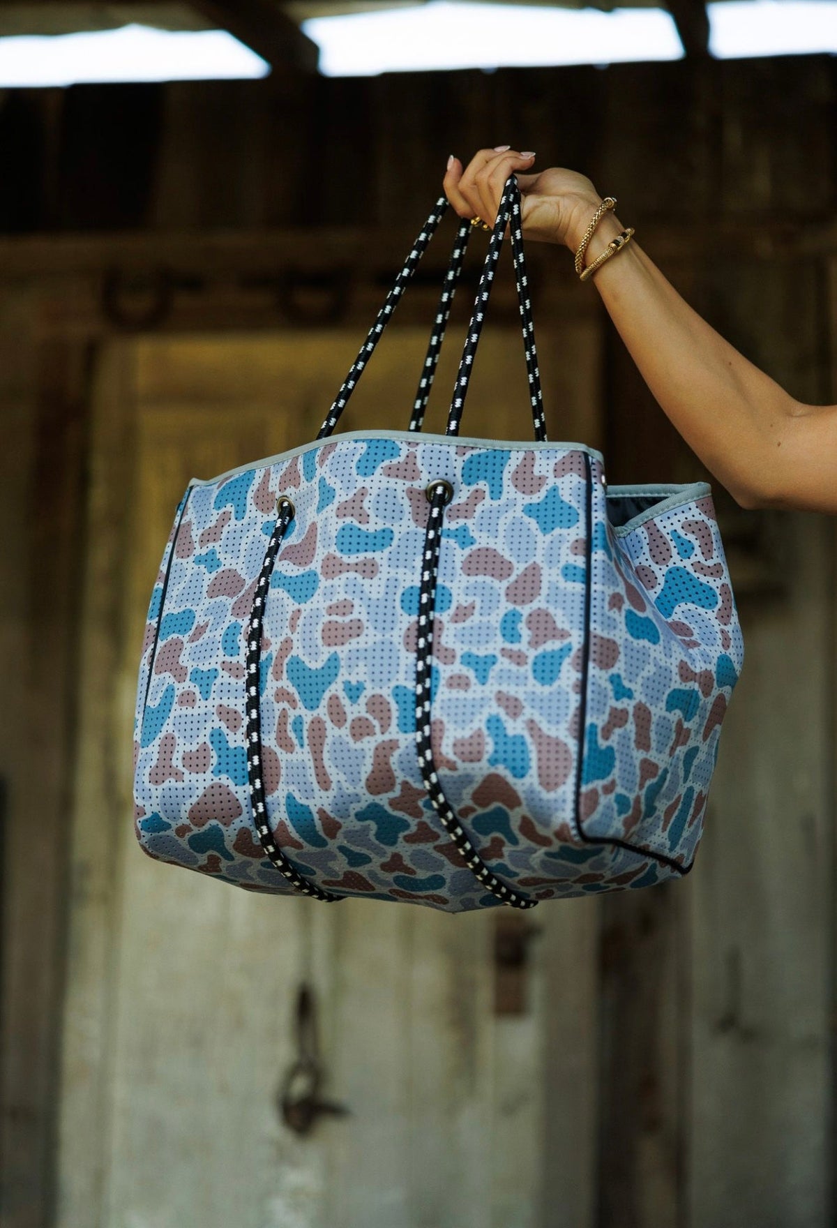 Camo Large Tote Bag