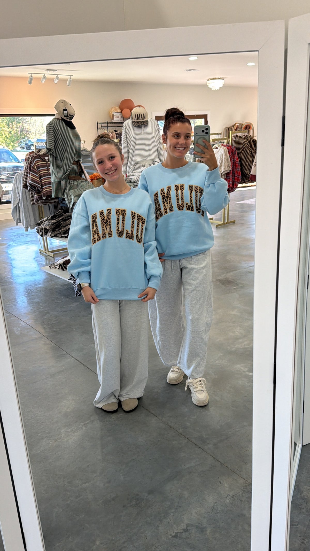 Lulu Mac Cheetah Light Blue