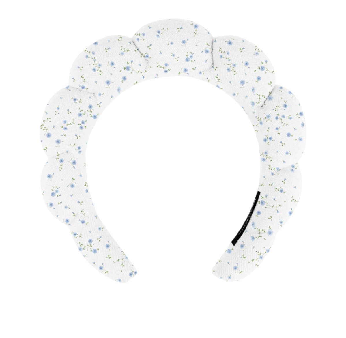 Blue Floral “Get Ready With Me” Headband