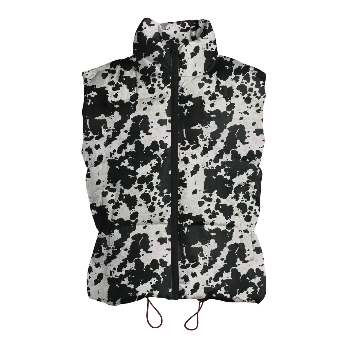 Black Cowhide Vest