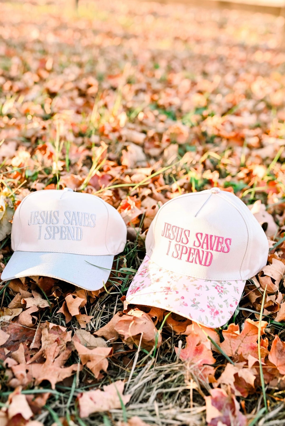 “Jesus Saves, I Spend” Hat