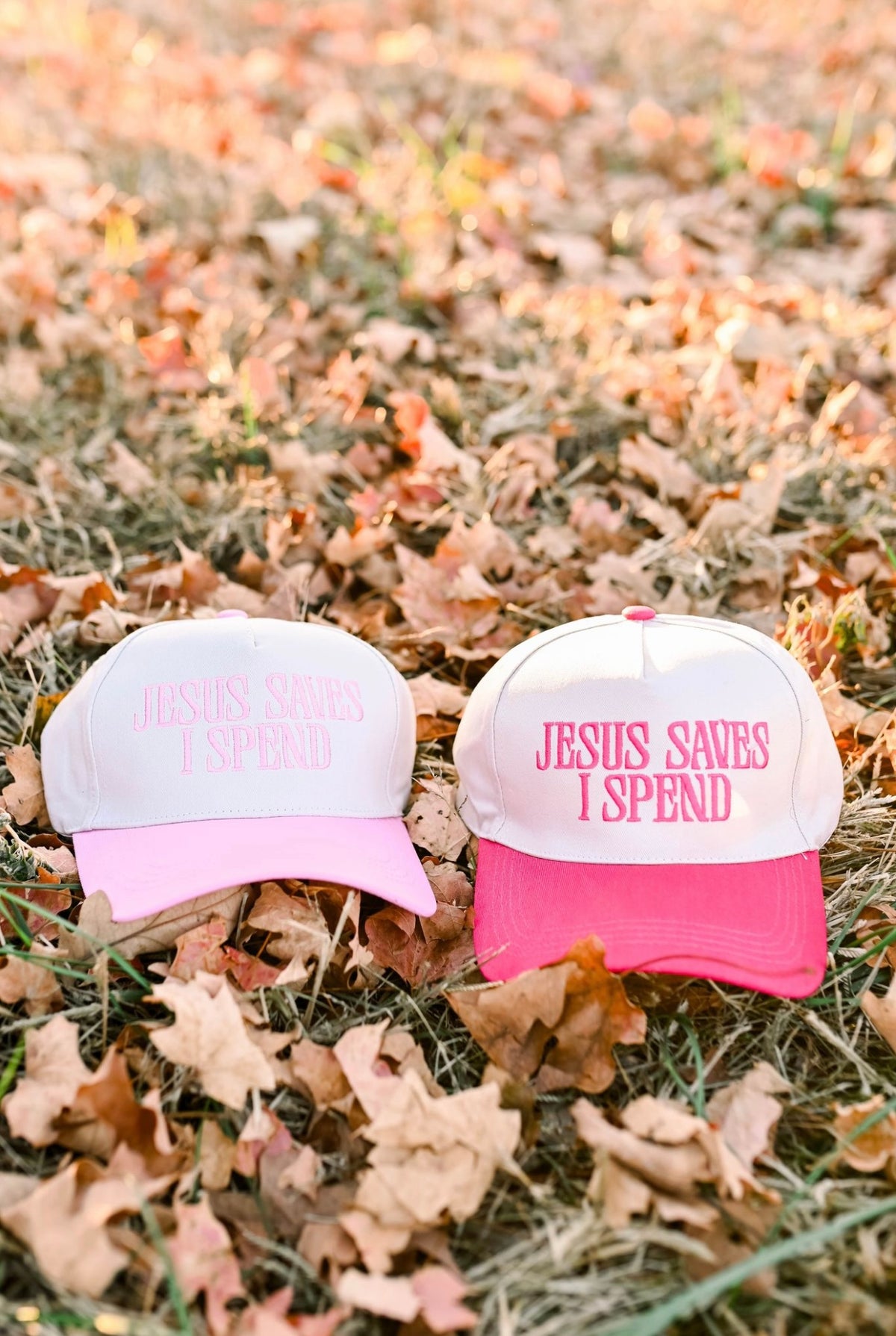 “Jesus Saves, I Spend” Hat