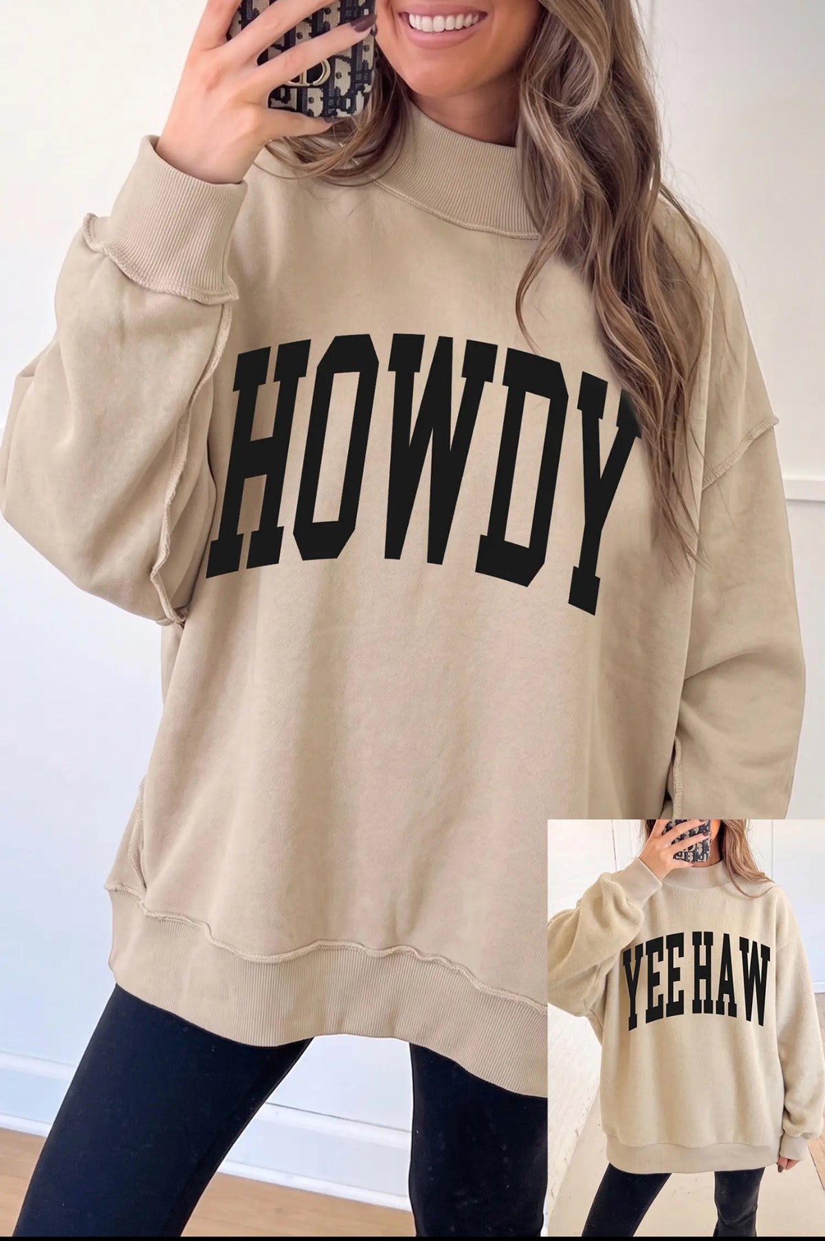 Howdy Reversible Mockneck