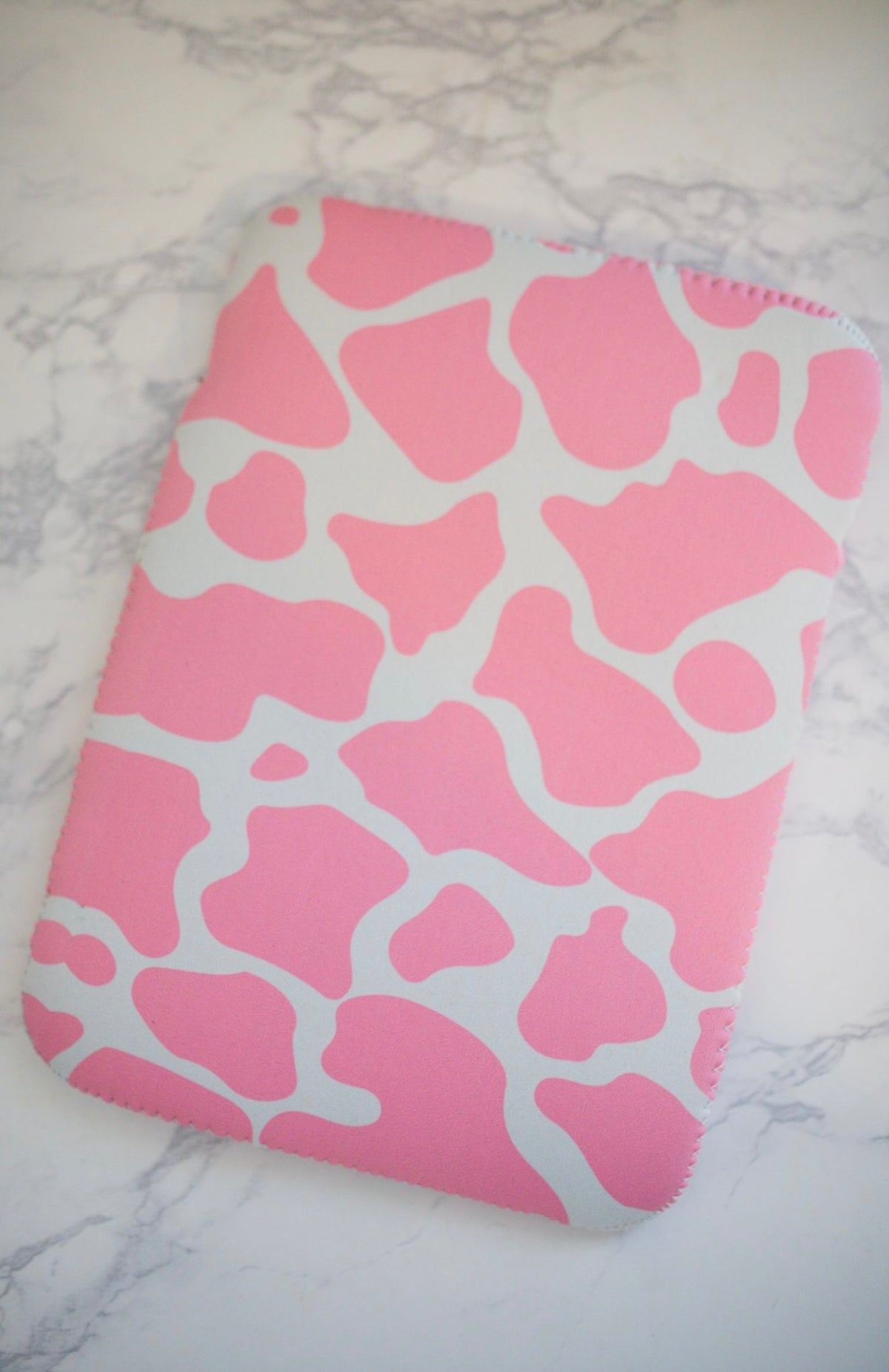 Pink Cowhide iPad Case