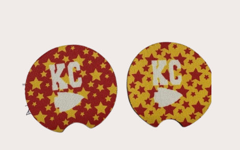 KC Stars Car Coasters 2-Pack
