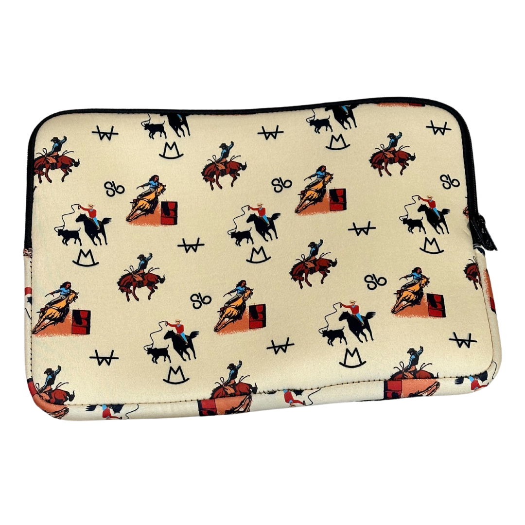 Vintage Cowboy Laptop Case