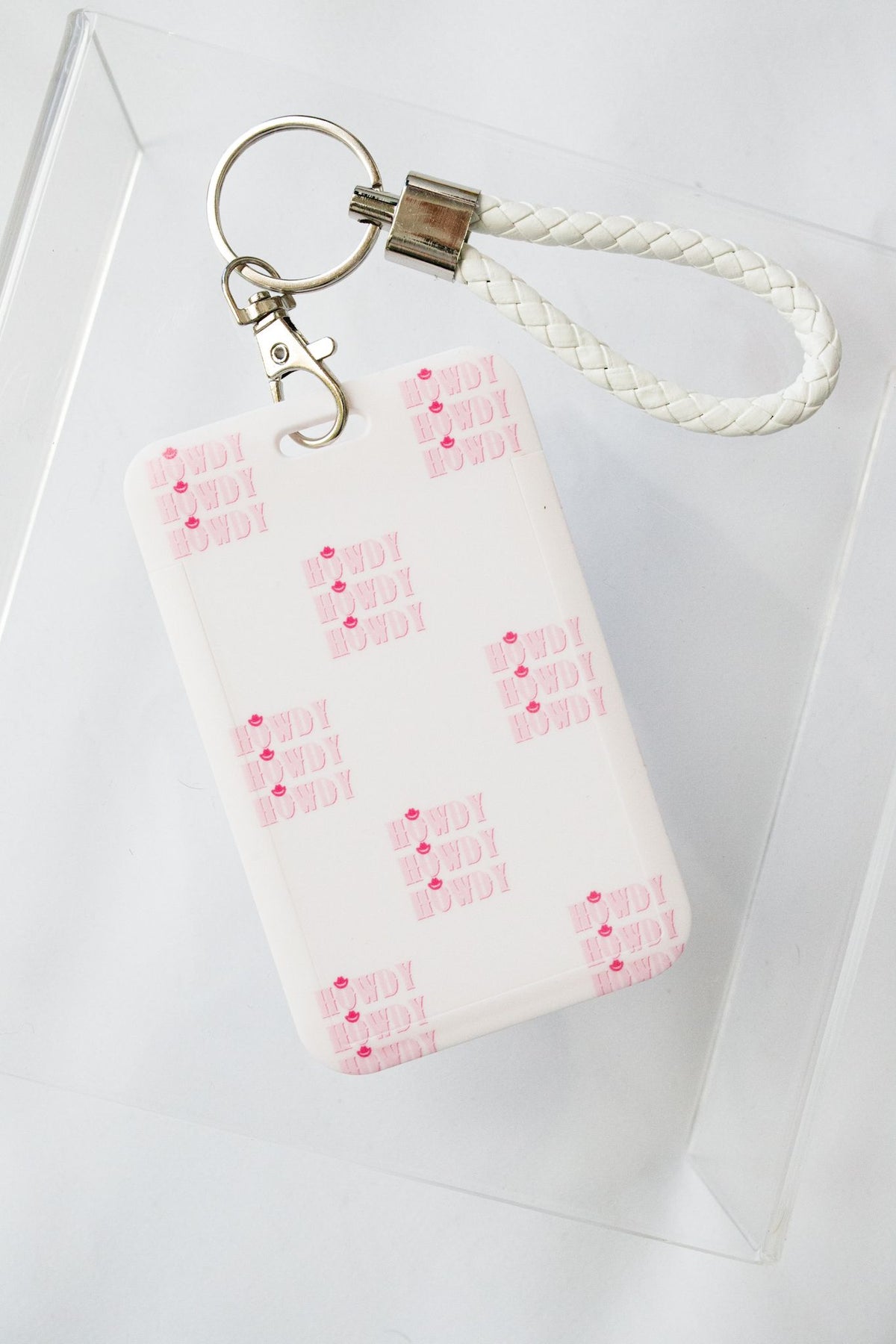 Pink Howdy Luggage Tag